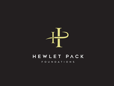 HEWLET PACK PRODUCTIONS 3d animation black branding design flat graphic design icon illustration logo logo design minimal minimalist logo monogram motion graphics packaging ui unique white