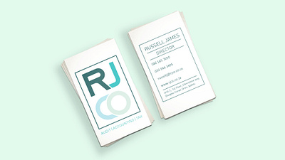 RJCO - Business Cards affinitydesigner brand identity branding business cards businesscard corporate identity logo logodesign logotype typogaphy