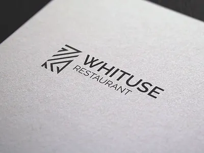 Logo Design Whituse brand brand identity brand logo branding brandmark clean logo creative logo logo logo design logo designer logo inspiration logo mark logos mark minimalist logo modern logo monogram restaurant simple logo unique logo