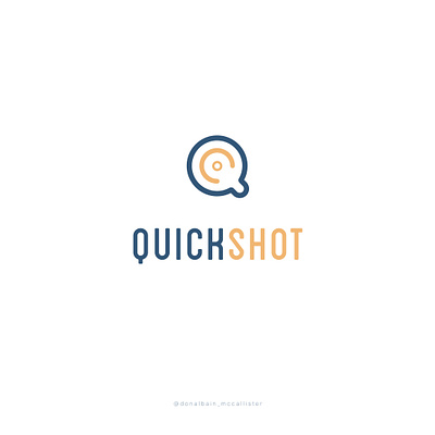 Daily Challenge Day 40 QuickShot Logo Design branding corporate identity dailylogo dailylogochallenge design logo logo design logodlc