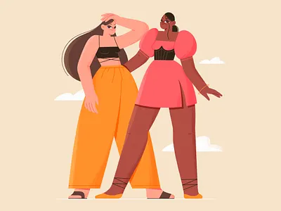 DTIYS 2d character character design character illustration diys drawthisinyourstyle dtiys feminine illustration procreate vector women