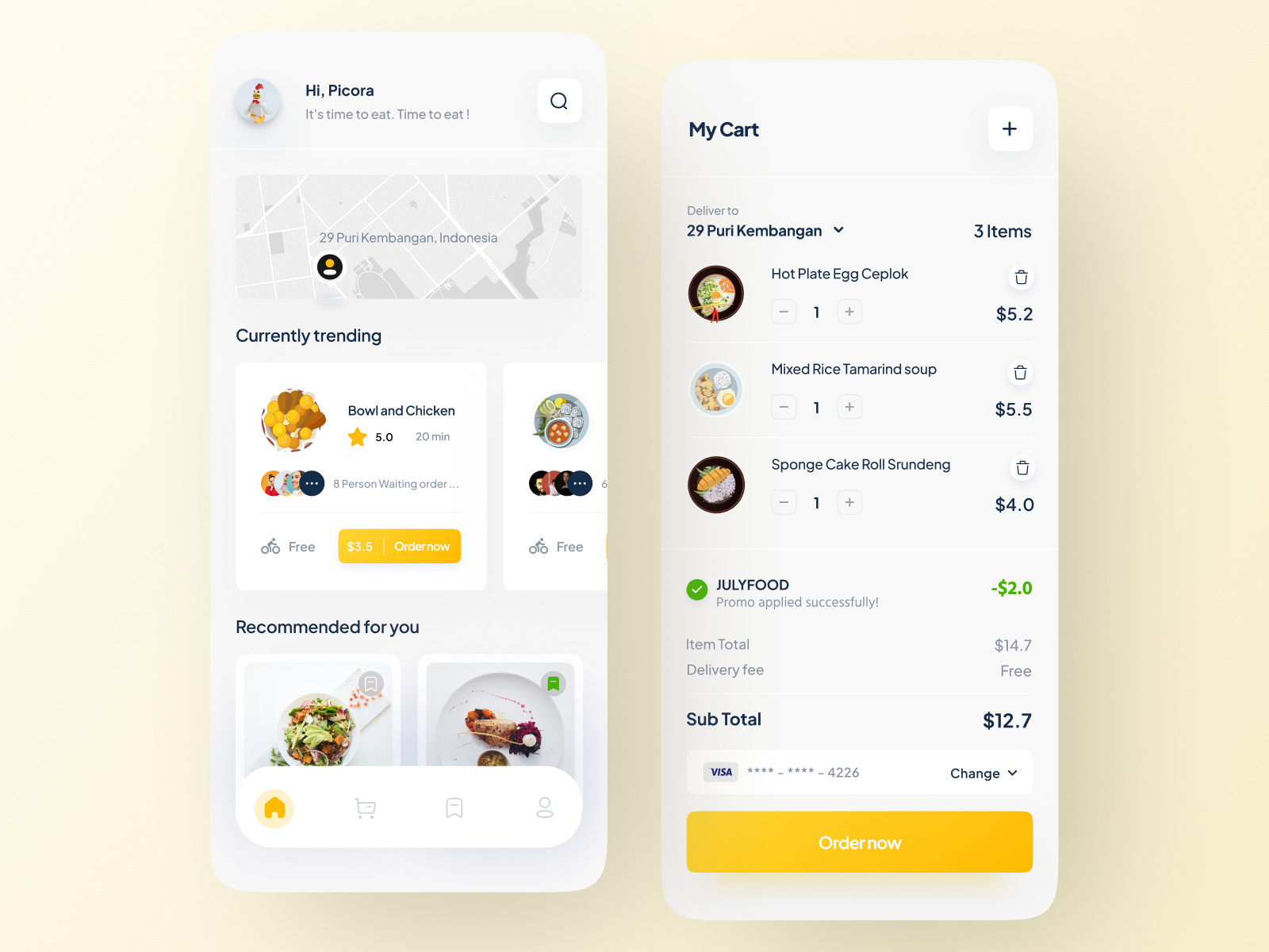 Food Delivery App 🍩 By Listya Dwi Ariadi For Indev On Dribbble 7101