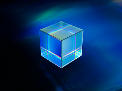 #Cube.001/Material Design Exercise 3d 3d art blender blender3d cube glass illustration material octane