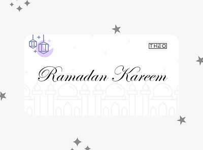 Ramadan Kareem art branding clean design graphic design icon illustrator logo minimal typography