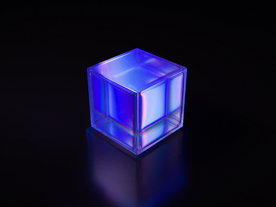 #Cube.003/Material Design Exercise 3d 3d art blender blender3d cube glass material octane