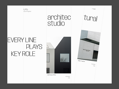 Landing Page | Minimalism design landing lines marketing page minimal minimalism typography ui white