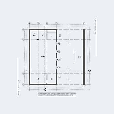 Parallel Dimension \ P.20 black and white blueprint design enterance grid illustration main minimal pattern poster design prototype vector