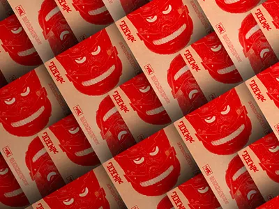 HANGYUKA jokes art direction design japanese jon way playing cards symmetry typography ukiyo e