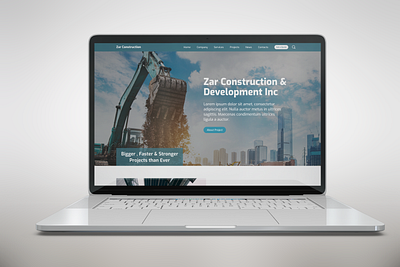 Construction landing page