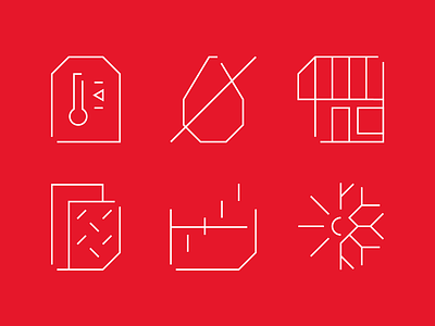 RJCTD concept grid icon icons outline pictogram