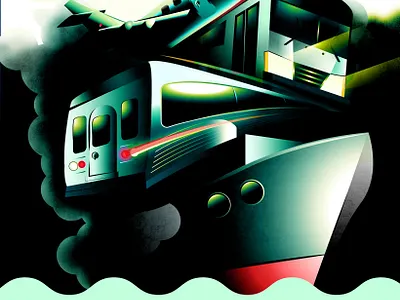 Travel graphic design illustration