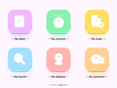 Empty Status ICONS app design emoticons icon illustration illustrator ui ux web