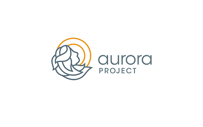 Aurora Project Logo branding design illustration logo nonprofit