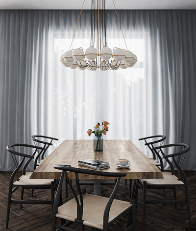 3D Interior Visualization | Dining Room Render 3d art 3d artist 3d designer 3d modeling 3d visualization 3ds max architectural photography archviz archviz interior cgartist corona renderer dining room interior design interior rendering rendering visualization viz artist vray