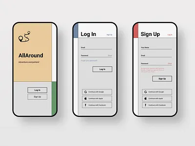Daily UI Challenge 001 (Sign up flow) app branding design figma flat logo minimal ui