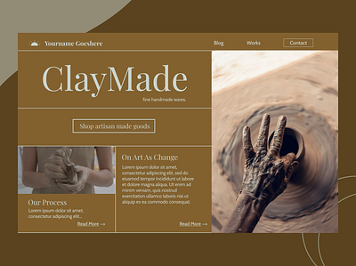 Artisan Website artisan artist website small business smallbiz webdesign webflow website