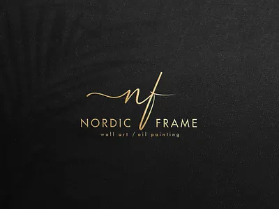 Logo Nordic Frame branding design flat illustration illustrator logo logo design typography vector