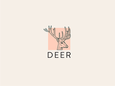 Deer mountaineering club club creative deer designer logo mountaineering