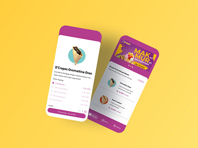 D'Crepes app branding design indonesia typography ui uidesign uiuxdesign ux uxdesign