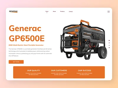 Generators Web Design branding clear cleardesign design new ui uiux ux web websites