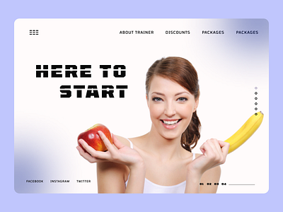 Diet Maintenance web Design clean clean ui cleandesign design minimal new online ui uiux ux