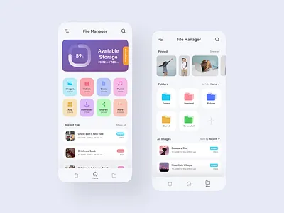 File Manager App app camera clean cleaner document file file manager file sharing folders image images manage management management app mobile photos share shared storage video