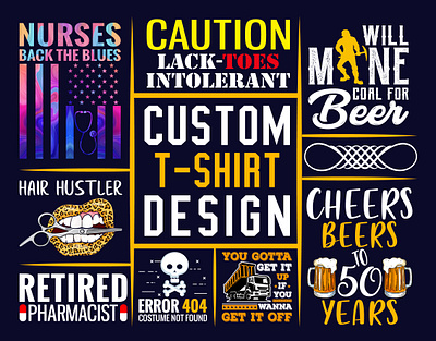 Custom T-Shirt design Bundle. design graphic new t shirt t shirt t shirt art t shirts trendy t shirt tshirt typohraphy vector