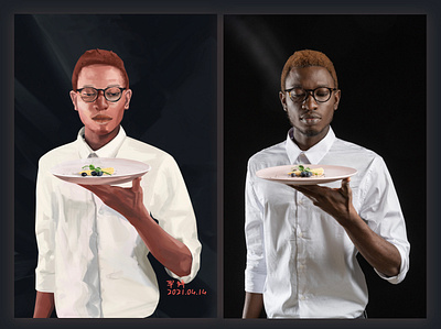 画画打开-第一天 illustration