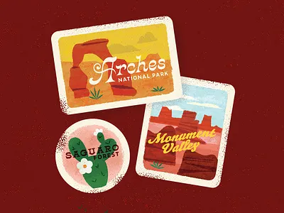 desert stickers arches national park arizona cactus desert explore monument valley national park red rock stickers travel utah