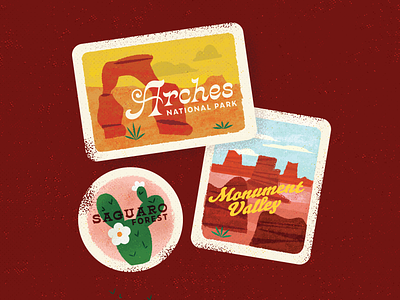 desert stickers arches national park arizona cactus desert explore monument valley national park red rock stickers travel utah