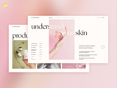 Data-driven skin-care solution app app design application clean ui dermatologist design diagnosis diagnostics issues minimalistic multifunction plastic surgery skin skincare skincare packaging skincareherbal tool ui ui ux white background