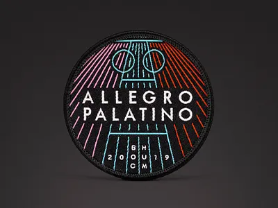 Spoocha - Allegro Palatino Patch 2019 bochum cycling madeingermany merch merchandise merchandise design patch patch design patches patchgame ruhrarea ruhrgebiet