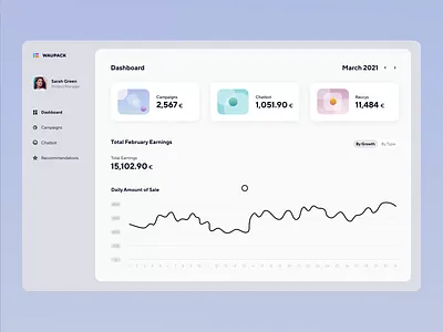 Campaign Management App after effect animation campaigns dashboard dashboard app design desktop app earnings graphic graphs management app management system ui ux web