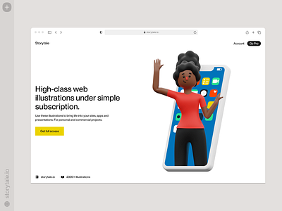 Humanity illustrations 👋 3d app application characters colorful design humanity illustration people product storytale technologies ui volumetric volumetrics web