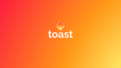 Logo design for Toast 🍞💕 app design branding design figma flat flatdesign gradient logo gradients illustration logo modern typography ui ux