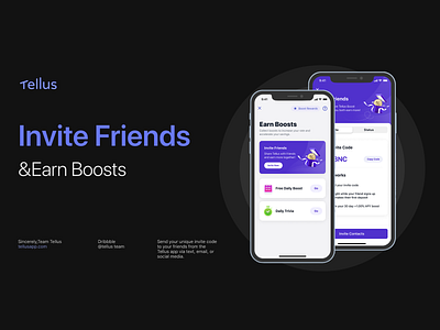 Invite Friends app boost design friend icon invitation design invite design logo referrals ui ux