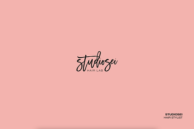 Studiosei | Hair Lab brand branding design font logo logodesign logotype mark minimal typography