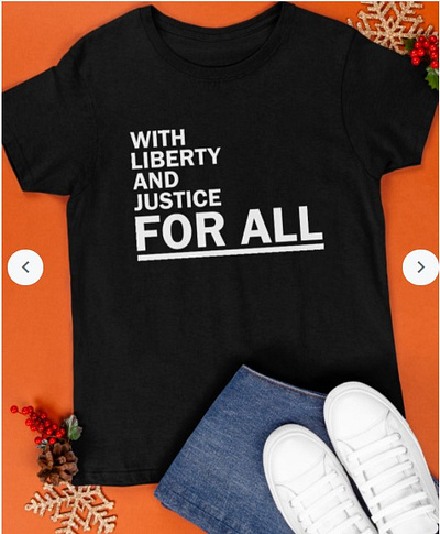 Timberwolf With Liberty And Justice For All Shirt