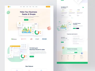 Sdo. Product Landing Page agency analytics best designer best shot business clean design landing page product page sassy software trends ui uidesign web web design web designer webdesign website website concept