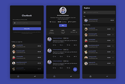 Cloutbook - Mobile app for BitClout