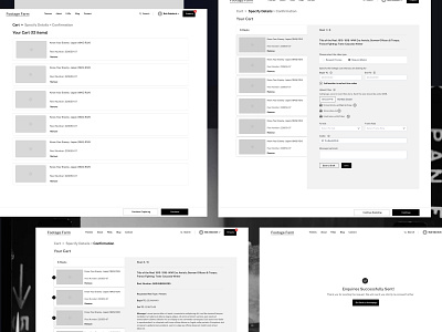 Footage Farm | Wireframe brand guidelines branding cms data structure design interface responsive search ui ux web website