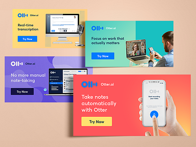 Otter.ai - Static Ads ads display ads