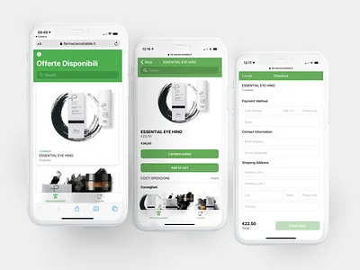 farmaciacostabile.it accessible behance branding component creative daily 100 challenge daily ui dailyui dailyuichallenge ethics interface iphone mockup mockup design pharmacy shot ui user interface
