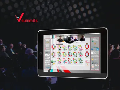 Vsummits - platform for online lessons appdevelopment case casestudy concept darkblue design education educational app figma lessons onlinelessons platform portfolio red software development students students platform upplabs white