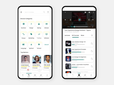 Student APP academy app design ecommerce lectures student students study ui uiux web website