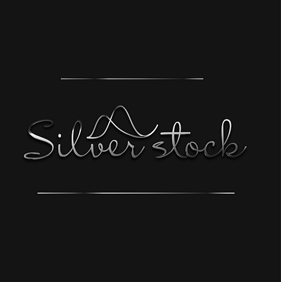 Silve stock branding design logo logo design silver