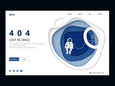 404 Error Page Design animation app branding design illustration logo typography ui ui soft ui first design ux