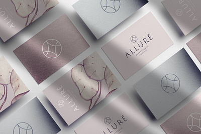 Allurē brand identity brand identity design branding design branding design trends 2020 business card deisgn business cards graphic design studio illustration logo design minimal texture typography art typography logo typography logotype