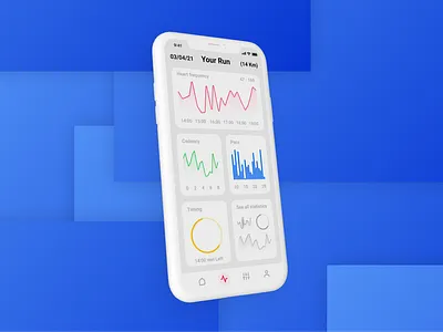 Analytics - UI Design analytics app app design chart dailyui gym health training ui uiux