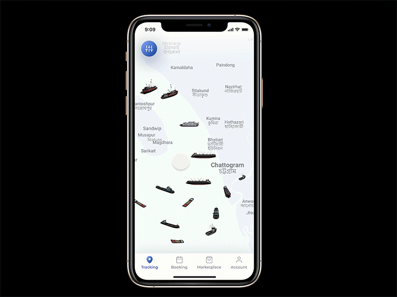 Jahaji map filter filter interaction map sort ui ux